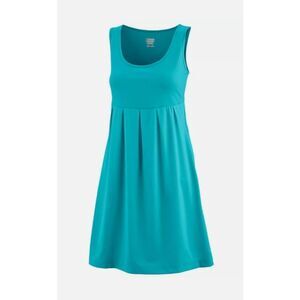 Columbia Omni-Shade Marakesh Maven Teal Blue Dress - Size Medium Womens